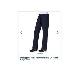 Women’s Koi Sapphire Scrubs Cargo Pant